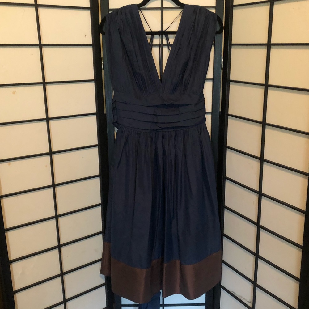 BCBG Maxazazria Fit and flare Silk dress